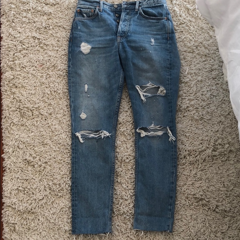 GRLFRND DENIM KAROLINA JEAN. WORN ONCE